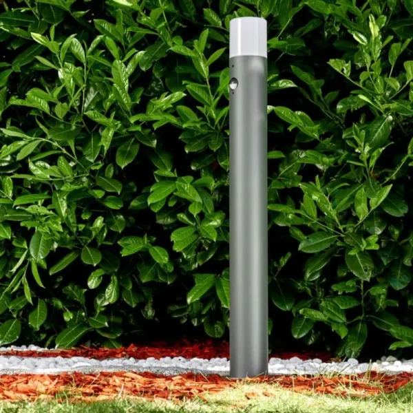 hofstein Borne lumineuse Buhrkall Anthracite, 1 lumière, Détecteur de mouvement* Lampes Modernes