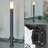 hofstein Borne lumineuse Caserta Anthracite, 1 lumière* Lampes Modernes