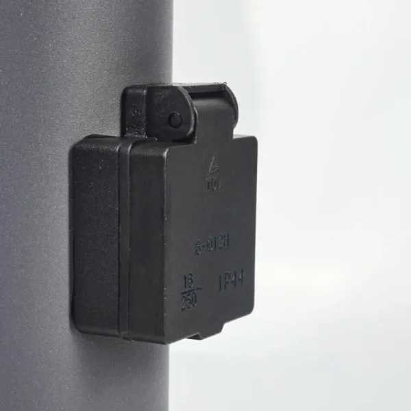 hofstein Borne lumineuse Caserta Anthracite, 1 lumière, Détecteur de mouvement* Lampes Modernes