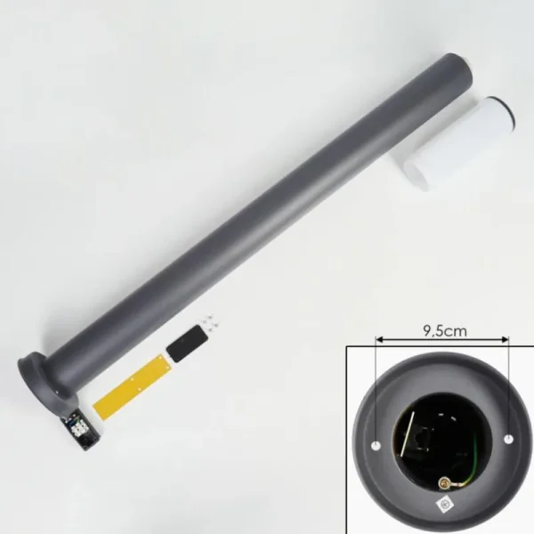 hofstein Borne lumineuse Caserta Anthracite, 1 lumière* Lampes Modernes