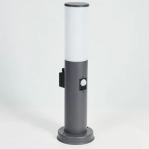 hofstein Borne lumineuse Caserta Anthracite, 1 lumière, Détecteur de mouvement* Lampes Modernes