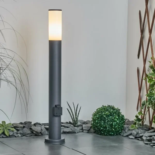 hofstein Borne lumineuse Caserta Anthracite, 1 lumière* Lampes Modernes