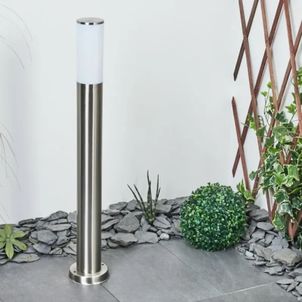 hofstein Borne lumineuse Caserta Nickel mat, Blanc, 1 lumière* Lampes Modernes