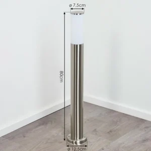 hofstein Borne lumineuse Caserta Nickel mat, Blanc, 1 lumière* Lampes Modernes