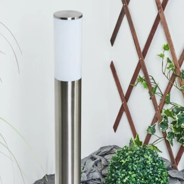 hofstein Borne lumineuse Caserta Nickel mat, Blanc, 1 lumière* Lampes Modernes