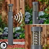 hofstein Borne lumineuse Dakar Anthracite, 1 lumière, Détecteur de mouvement* Lampes Modernes