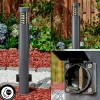 hofstein Borne lumineuse Dakar Anthracite, 1 lumière* Lampes Modernes