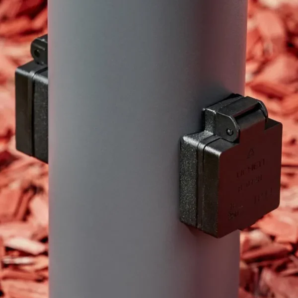 hofstein Borne lumineuse Dakar Anthracite, 1 lumière* Lampes Modernes