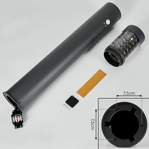 hofstein Borne lumineuse Dakar Anthracite, 1 lumière, Détecteur de mouvement* Lampes Modernes