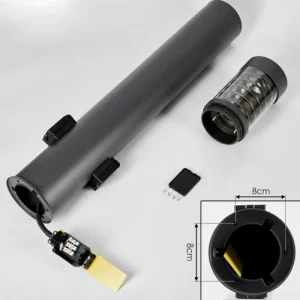 hofstein Borne lumineuse Dakar Anthracite, 1 lumière* Lampes Modernes