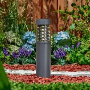 hofstein Borne lumineuse Dakar Anthracite, 1 lumière* Lampes Modernes