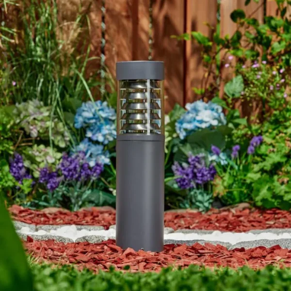 hofstein Borne lumineuse Dakar Anthracite, 1 lumière* Lampes Modernes