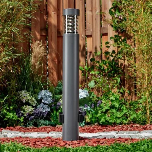 hofstein Borne lumineuse Dakar Anthracite, 1 lumière* Lampes Modernes