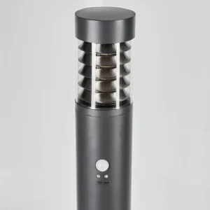 hofstein Borne lumineuse Dakar Anthracite, 1 lumière, Détecteur de mouvement* Lampes Modernes