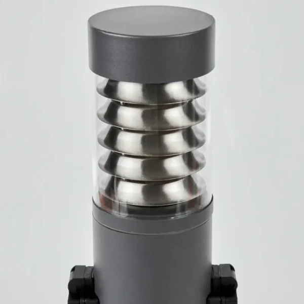 hofstein Borne lumineuse Dakar Anthracite, 1 lumière, Détecteur de mouvement* Lampes Modernes