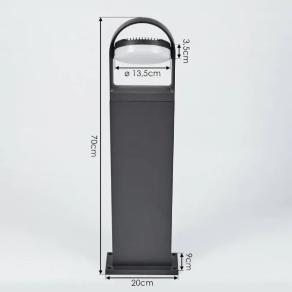 hofstein Borne lumineuse Falatasa LED Anthracite, 1 lumière* Lampes Modernes