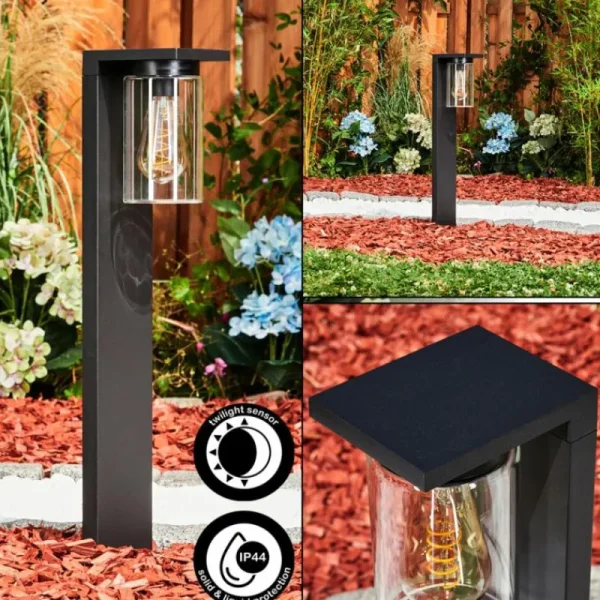 hofstein Borne lumineuse Foley Noir, 1 lumière* Lampes Modernes