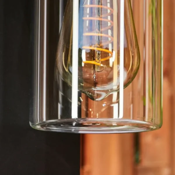 hofstein Borne lumineuse Foley Noir, 1 lumière* Lampes Modernes