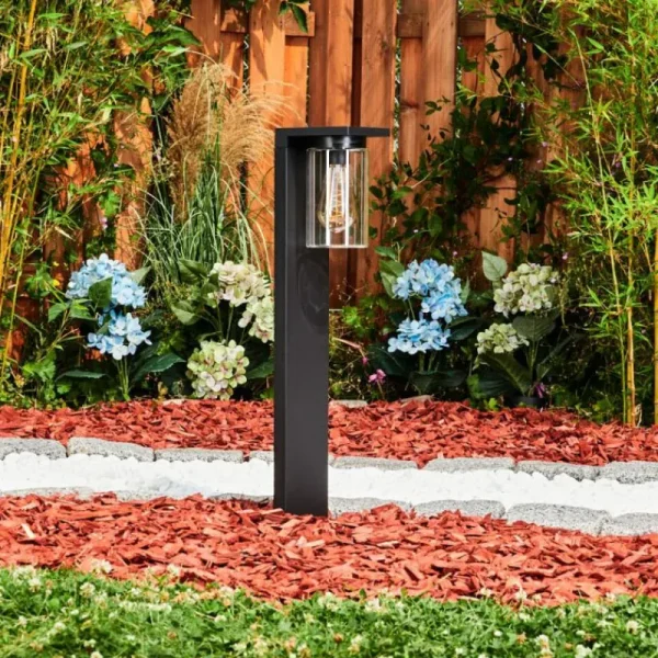 hofstein Borne lumineuse Foley Noir, 1 lumière* Lampes Modernes
