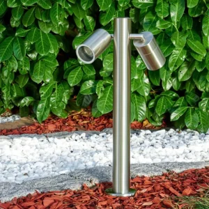 hofstein Borne lumineuse Froslev LED Chrome, 2 lumières* Lampes Modernes