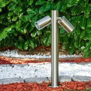 hofstein Borne lumineuse Froslev LED Chrome, 2 lumières* Lampes Modernes
