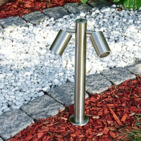 hofstein Borne lumineuse Froslev LED Chrome, 2 lumières* Lampes Modernes
