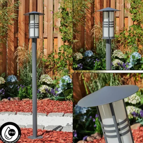 hofstein Borne lumineuse Fukuoka Anthracite, 1 lumière* Lampes Modernes