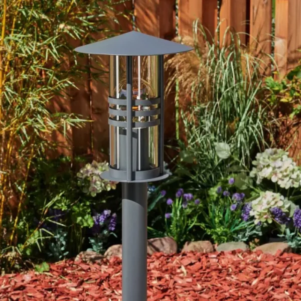hofstein Borne lumineuse Fukuoka Anthracite, 1 lumière* Lampes Modernes