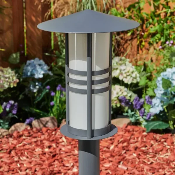 hofstein Borne lumineuse Fukuoka Anthracite, 1 lumière* Lampes Modernes
