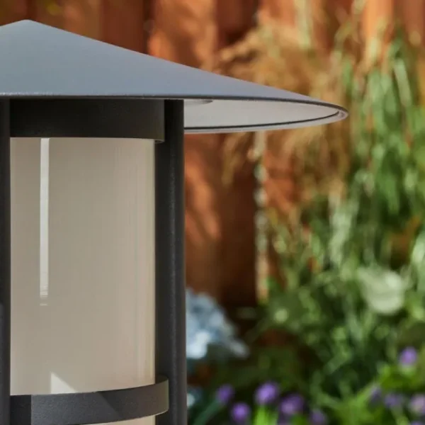 hofstein Borne lumineuse Fukuoka Anthracite, 1 lumière* Lampes Modernes