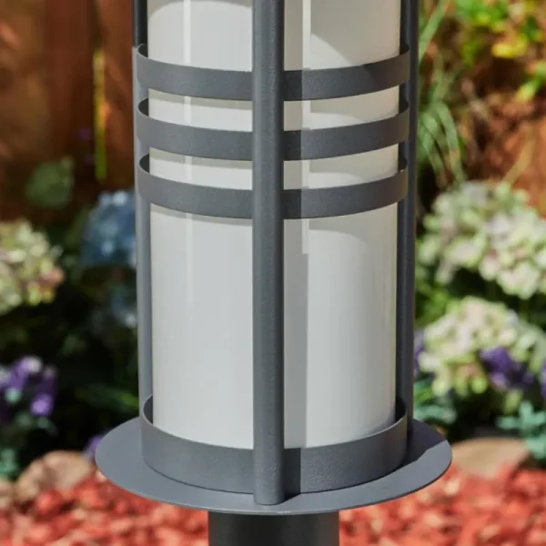 hofstein Borne lumineuse Fukuoka Anthracite, 1 lumière* Lampes Modernes
