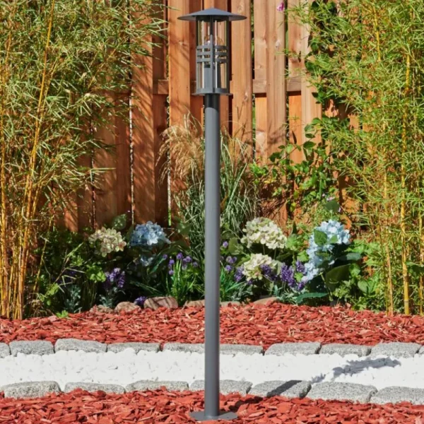 hofstein Borne lumineuse Fukuoka Anthracite, 1 lumière* Lampes Modernes