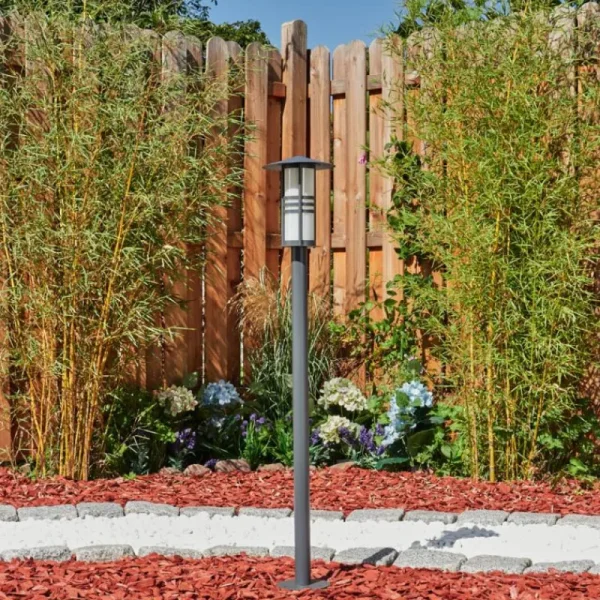 hofstein Borne lumineuse Fukuoka Anthracite, 1 lumière* Lampes Modernes