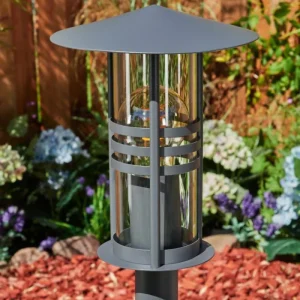 hofstein Borne lumineuse Fukuoka Anthracite, 1 lumière* Lampes Modernes