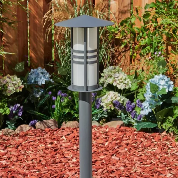 hofstein Borne lumineuse Fukuoka Anthracite, 1 lumière* Lampes Modernes
