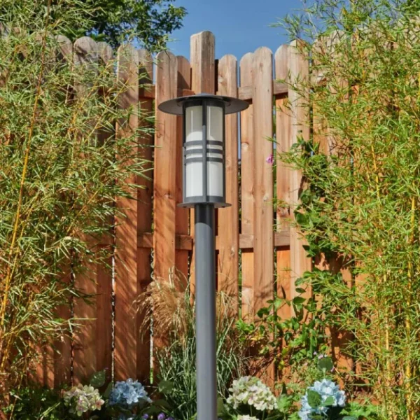 hofstein Borne lumineuse Fukuoka Anthracite, 1 lumière* Lampes Modernes