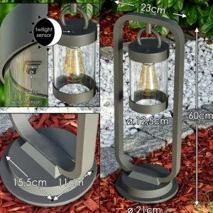 hofstein Borne lumineuse Fulham Anthracite, 1 lumière* Lampes Modernes