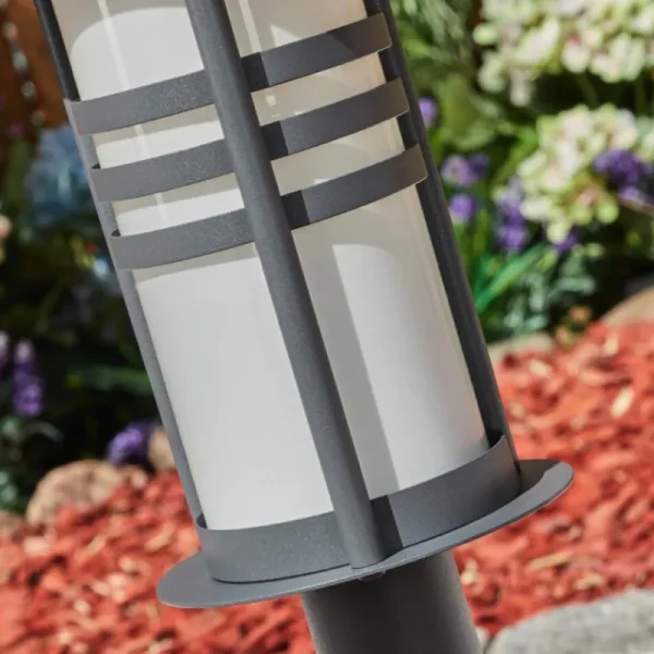 hofstein Borne lumineuse Fushun Anthracite, 1 lumière* Lampes Modernes