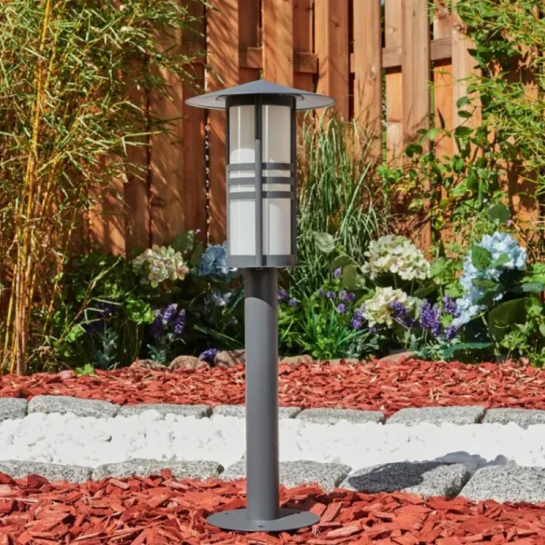 hofstein Borne lumineuse Fushun Anthracite, 1 lumière* Lampes Modernes