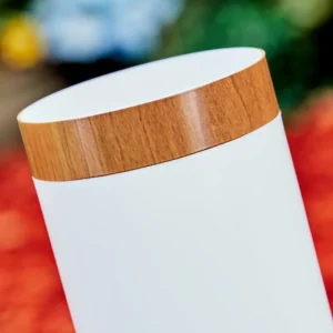 hofstein Borne lumineuse Gaborone Brun, Couleur bois, 1 lumière, Détecteur de mouvement* Lampes Modernes