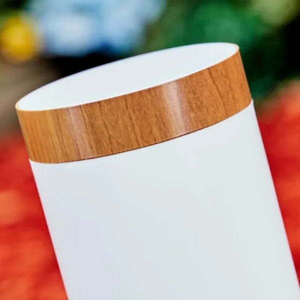 hofstein Borne lumineuse Gaborone Brun, Couleur bois, 1 lumière, Détecteur de mouvement* Lampes Modernes