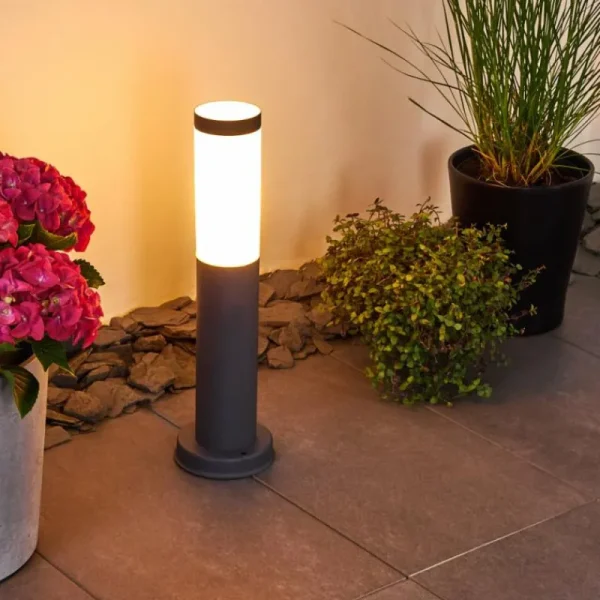 hofstein Borne lumineuse Gaborone Anthracite, 1 lumière* Lampes Modernes
