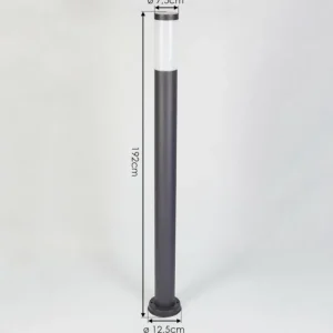 hofstein Borne lumineuse Gaborone Anthracite, 1 lumière* Lampes Modernes