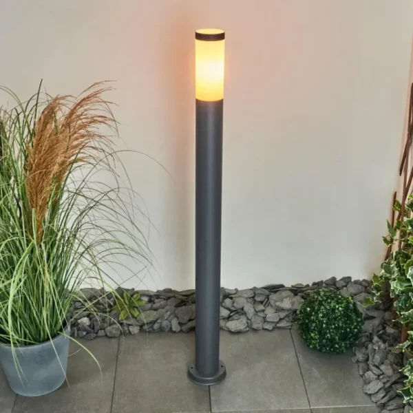 hofstein Borne lumineuse Gaborone Anthracite, 1 lumière* Lampes Modernes