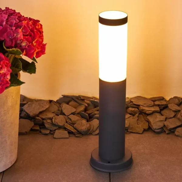 hofstein Borne lumineuse Gaborone Anthracite, 1 lumière* Lampes Modernes