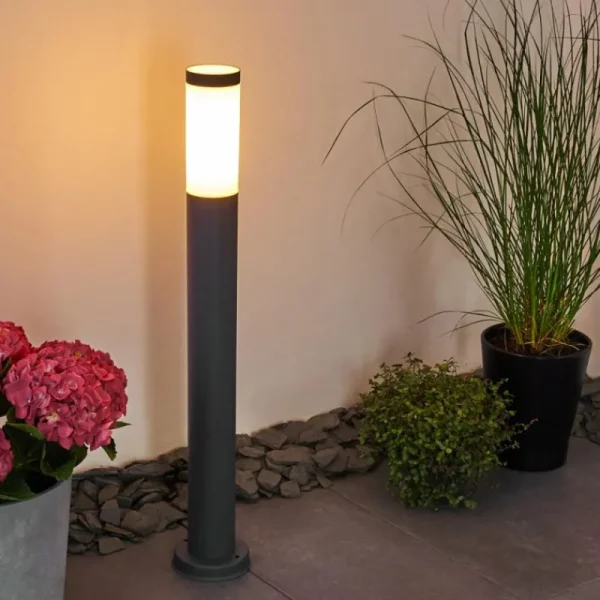 hofstein Borne lumineuse Gaborone Anthracite, 1 lumière* Lampes Modernes