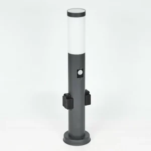 hofstein Borne lumineuse Gaborone Anthracite, 1 lumière, Détecteur de mouvement* Lampes Modernes