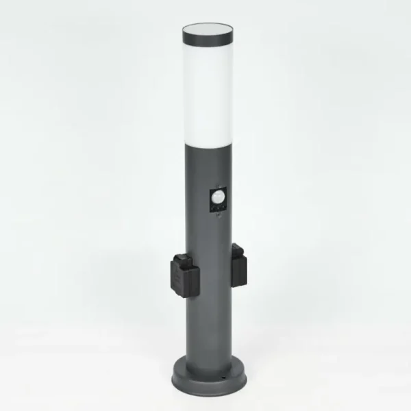 hofstein Borne lumineuse Gaborone Anthracite, 1 lumière, Détecteur de mouvement* Lampes Modernes
