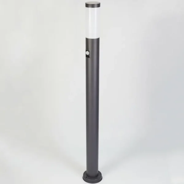 hofstein Borne lumineuse Gaborone Anthracite, 1 lumière, Détecteur de mouvement* Lampes Modernes