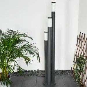 hofstein Borne lumineuse Gaborone Anthracite, 3 lumières* Lampes Modernes